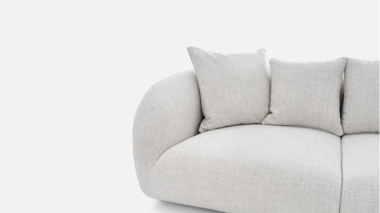RIVA fabric sofa | Wrap-around curves and generous comfort