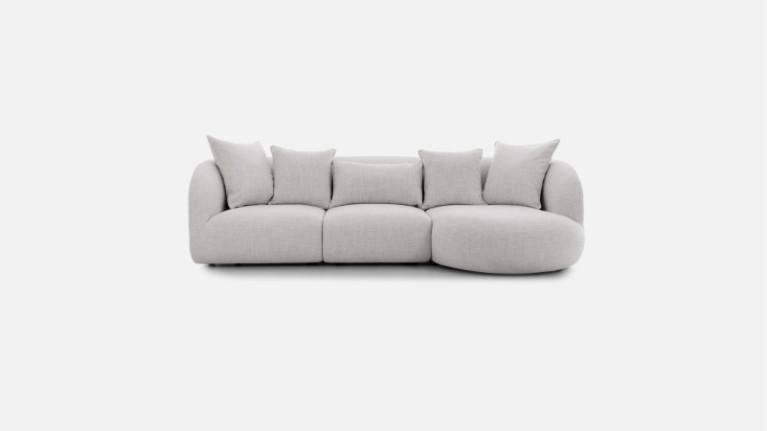 RIVA fabric sofa | Wrap-around curves and generous comfort