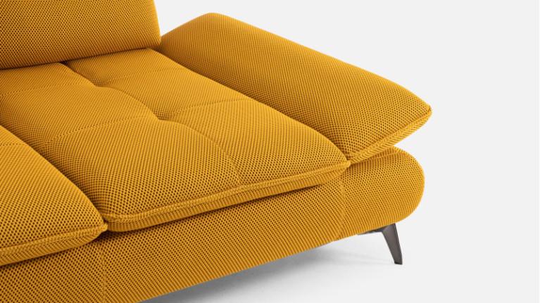 ROMA sofa | Available in leather, fabric or microfiber