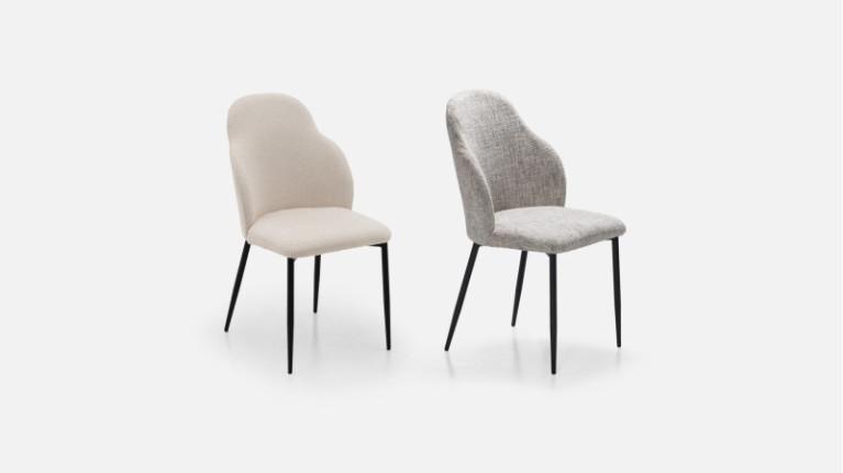 BUMP fabric dining chair
