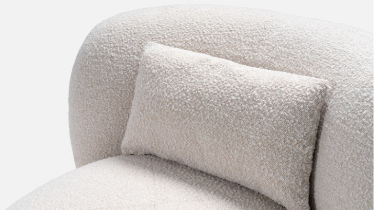 MOLLIS armchair and sofa section l Enveloping curves