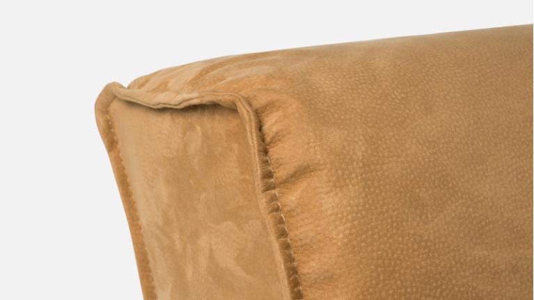 VOLA fabric corner sofa chaise longue | Generous dimensions