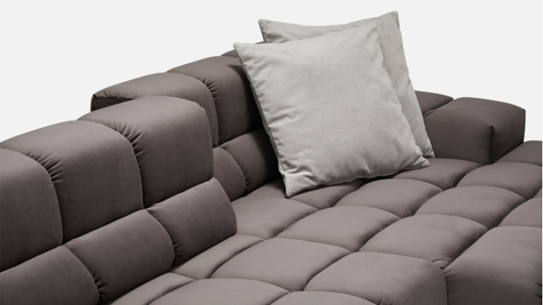 Large panoramic corner sofa OASIS | Adjustable seat depth