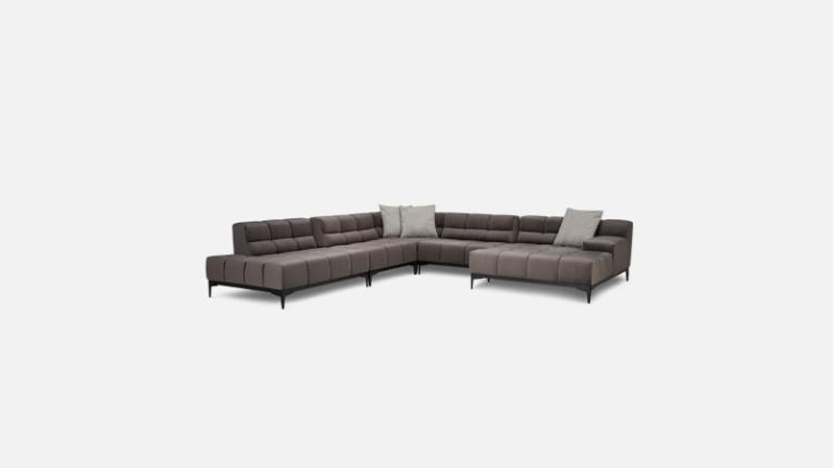 OASIS corner sofa chaise longue | Adjustable seat depth