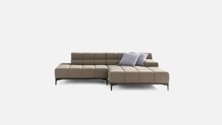 OASIS corner sofa chaise longue | Adjustable seat depth