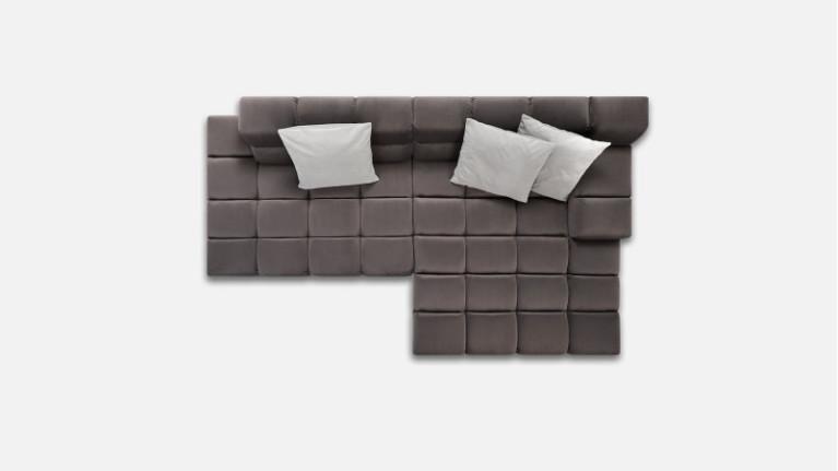 OASIS corner sofa chaise longue | Adjustable seat depth