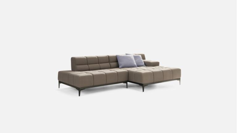 OASIS corner sofa chaise longue | Adjustable seat depth