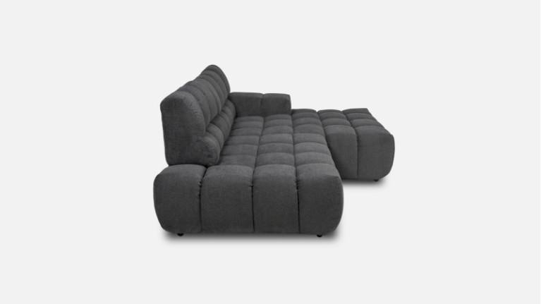 CIELO grey upholstered corner sofa