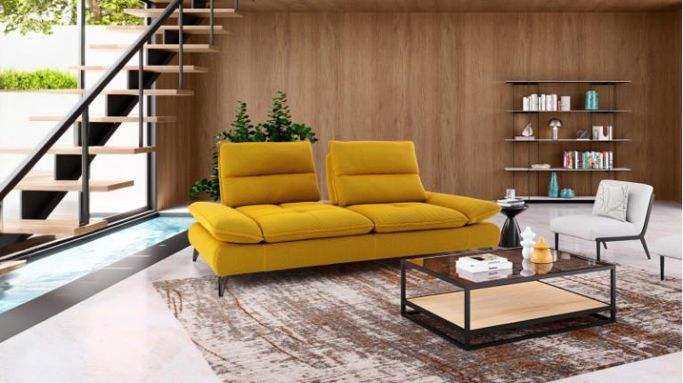 ROMA sofa | Available in leather, fabric or microfiber