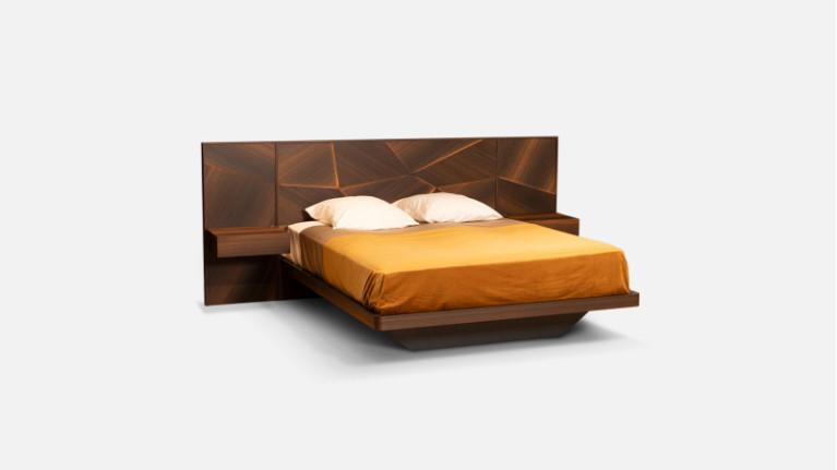 ECLIPSE bed set with adjoining bedside cabinets | Design room