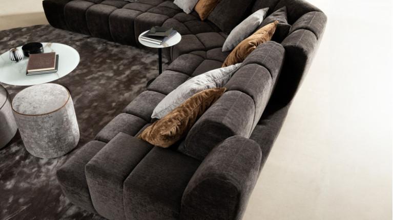 CIELO | corner sofa with adjustable seat depth