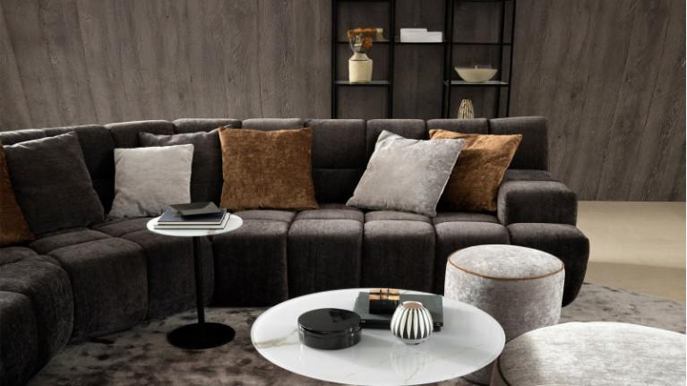 CIELO | corner sofa with adjustable seat depth