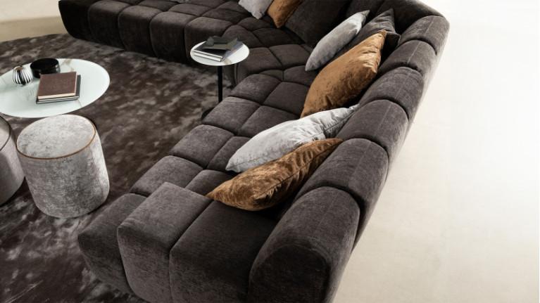 CIELO | corner sofa with adjustable seat depth
