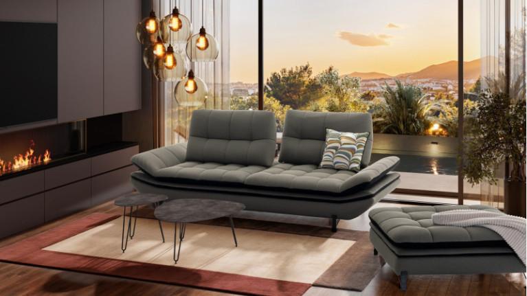 3-seater sofa WAFFLE | Wrap-around comfort