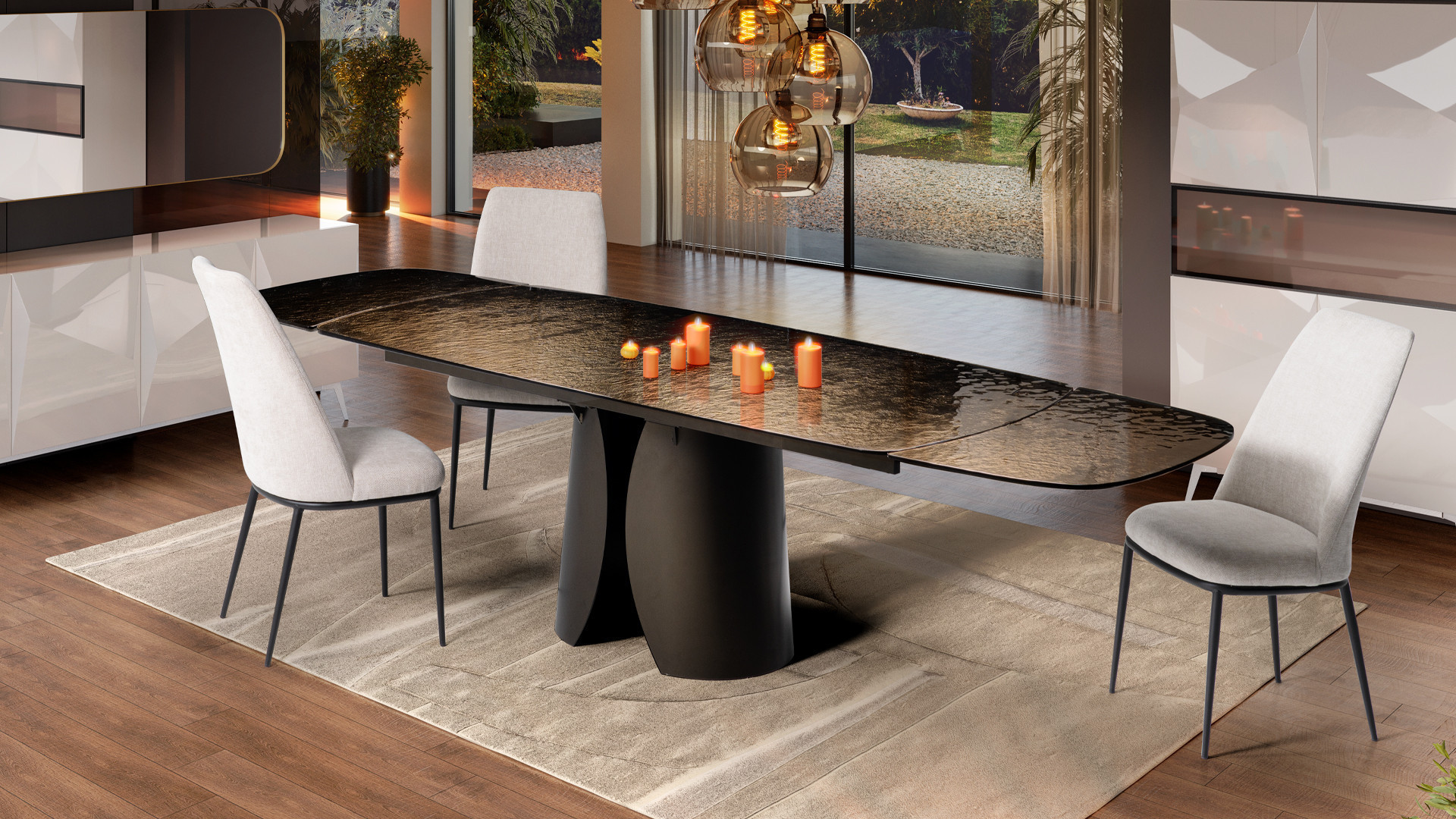 OTTO extendable designer dining table