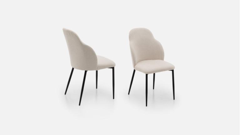 BUMP fabric dining chair