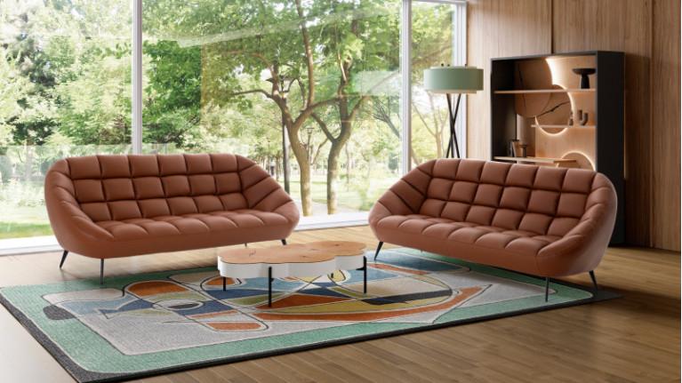 3-seater sofa DIAMANT fabric | A refined interior