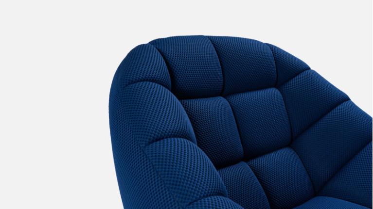 DIAMOND fabric armchair | For a refined interior