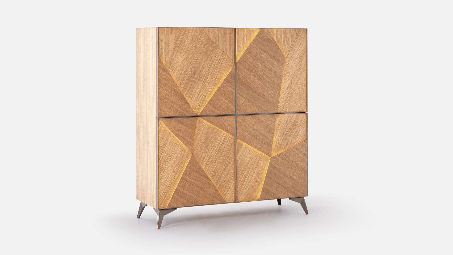 Meuble haut 4 portes ECLIPSE | Meuble haut de gamme