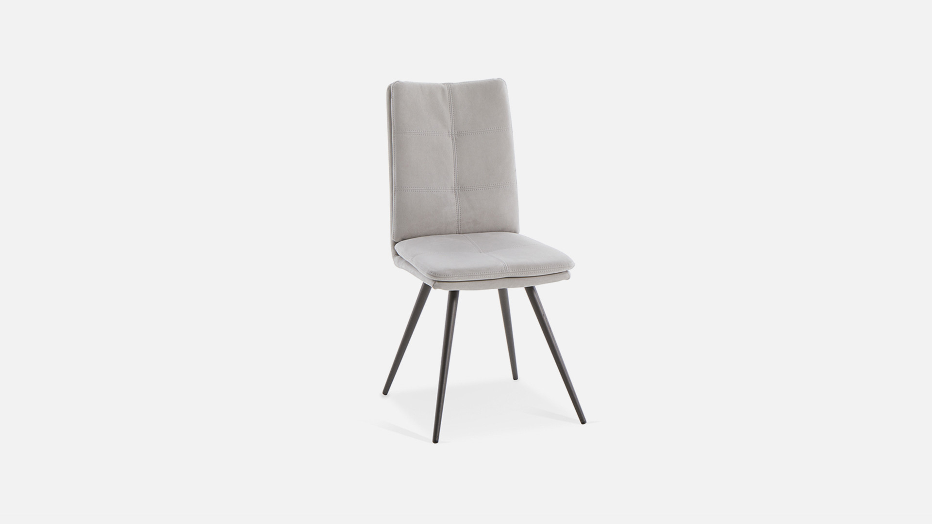 ECLIPSE chair - A blend of fabric and iron for this slim-line chair, both elegant and contemporary.