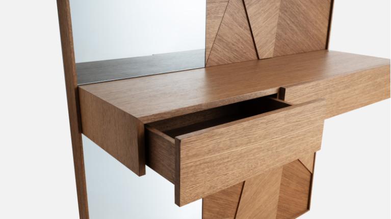 2-drawer hallway unit ECLIPSE | A contemporary designer hallway