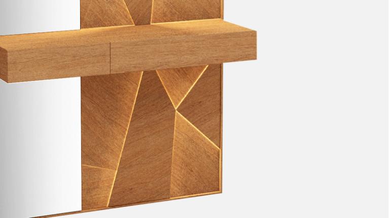 2-drawer hallway unit ECLIPSE | A contemporary designer hallway