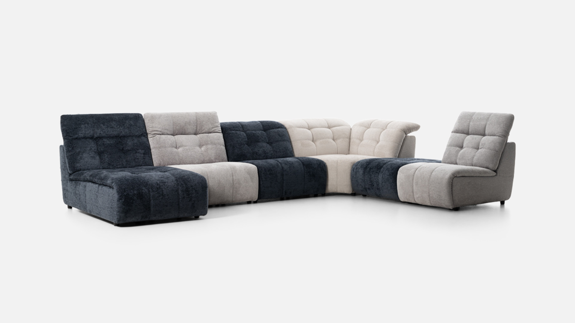 SAFRAN modular corner sofa - Create a tailor-made living room with these 90 cm wide sofa modules