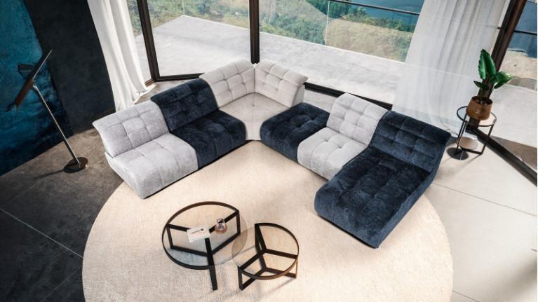 SAFRAN modular electric corner sofa