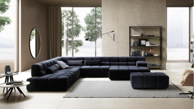 maxi modular corner sofa TEMPLE | Extra-wide version