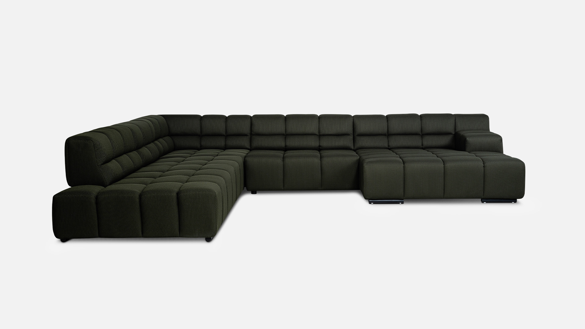 TEMPLE maxi modular corner sofa in fabric