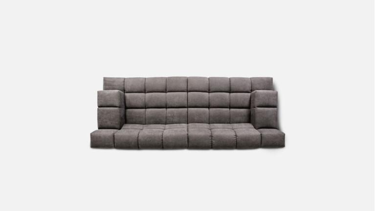 TEMPLE 3-seater modular sofa with adjustable seat depth
