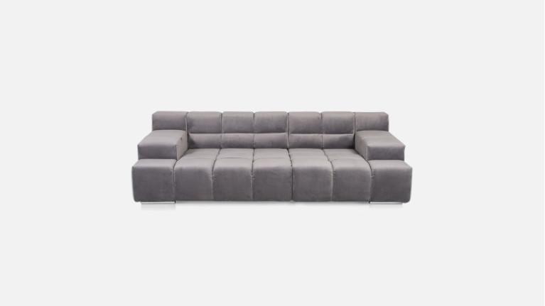 TEMPLE 3-seater modular sofa with adjustable seat depth