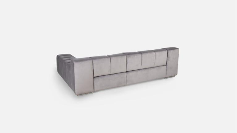 Sofa corner chaise longue maxi TEMPLE | with adjustable seat