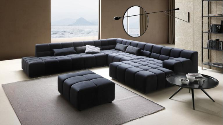 Pouf TEMPLE | With adjustable seat depth