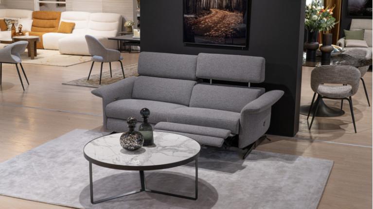 2-seater electric sofa CELESTE fabric