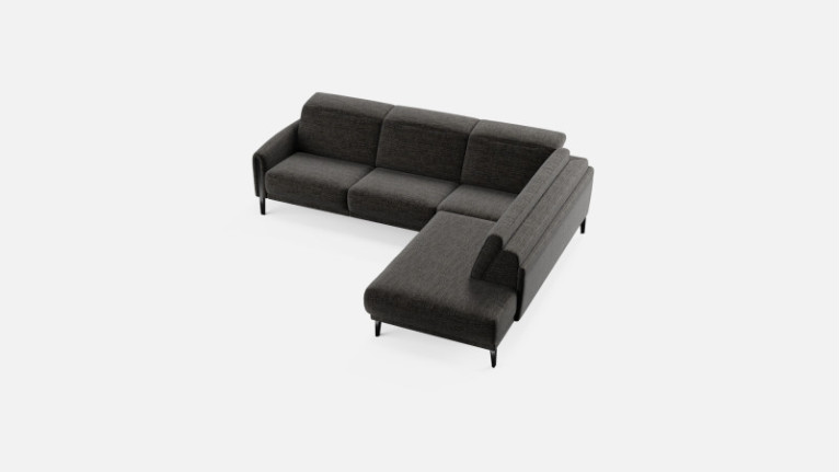 DEESSE fabric corner sofa | Ultra-configurable