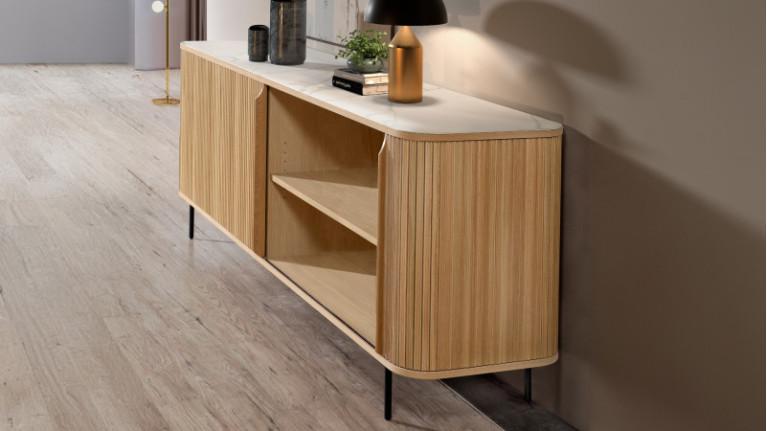 CANNELE sideboard | Soft, harmonious curves