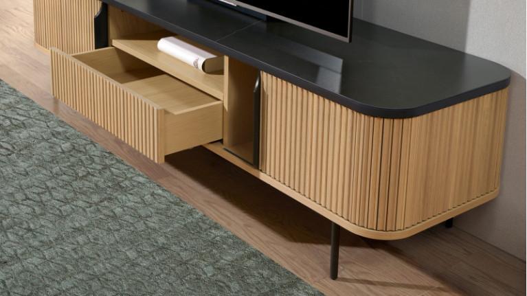 CANNELE TV stand | Soft, harmonious curves