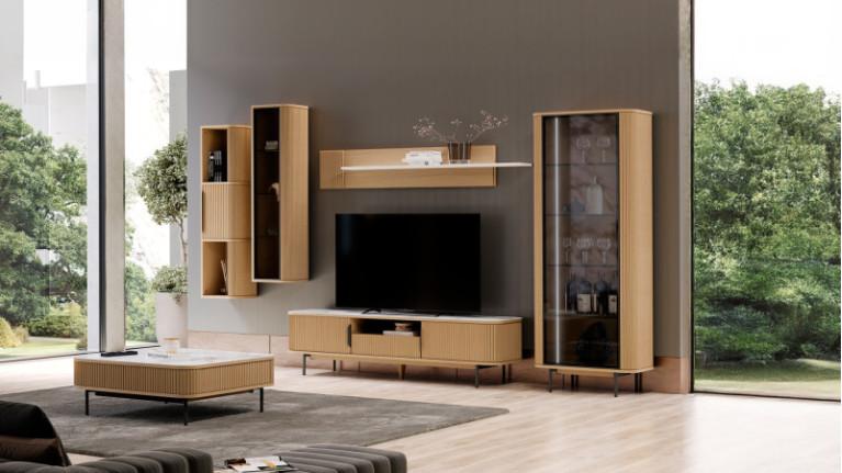 CANNELE TV stand | Soft, harmonious curves