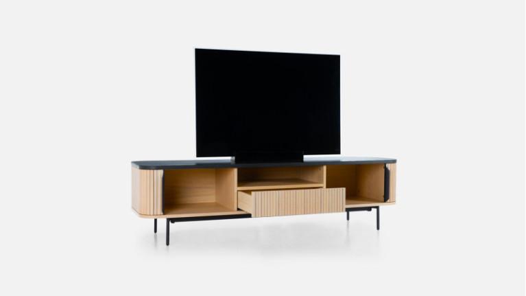 CANNELE TV stand | Soft, harmonious curves
