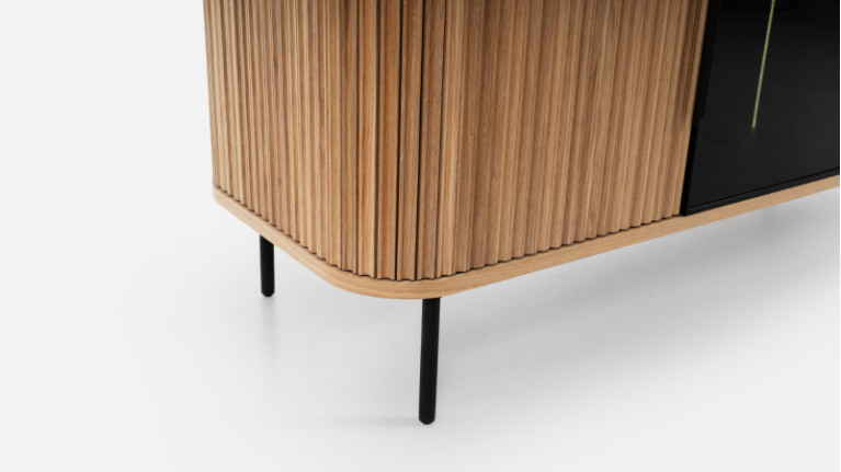 Vitrine CANNELE | Soft, harmonious curves