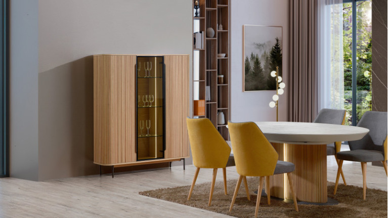 Vitrine CANNELE | Soft, harmonious curves