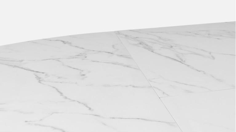 CANNELE extendable dining table | Soft, harmonious curves