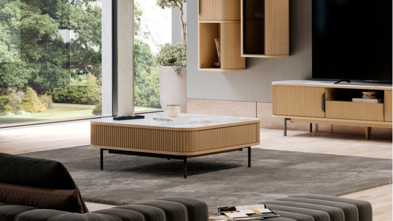 CANNELE coffee table | Soft, harmonious curves