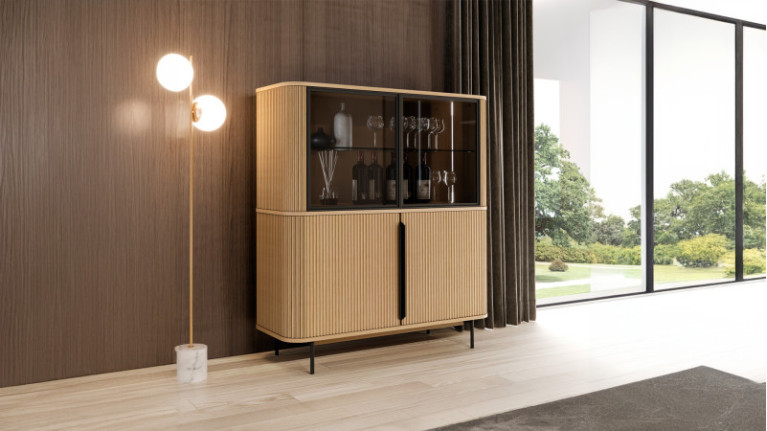 Vitrine CANNELE | Soft, harmonious curves