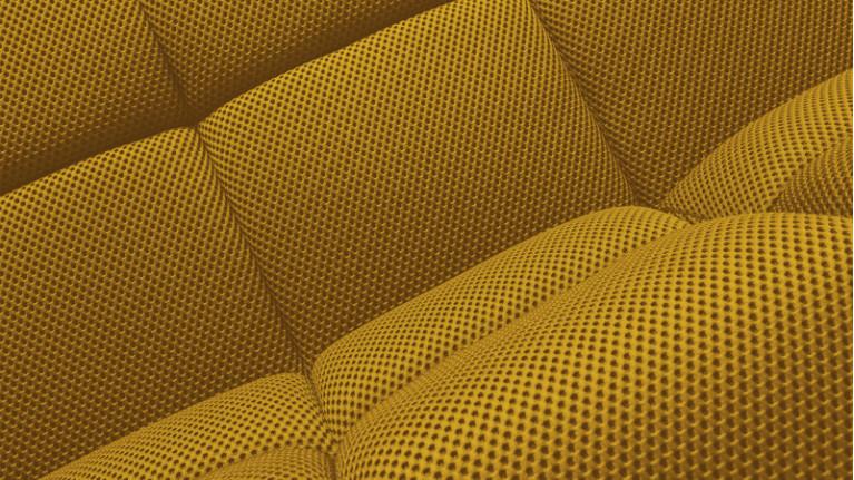 Sofa chaise longue TEMPLE | with adjustable seat depth