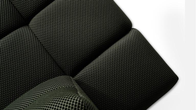 Sofa chaise longue TEMPLE | with adjustable seat depth