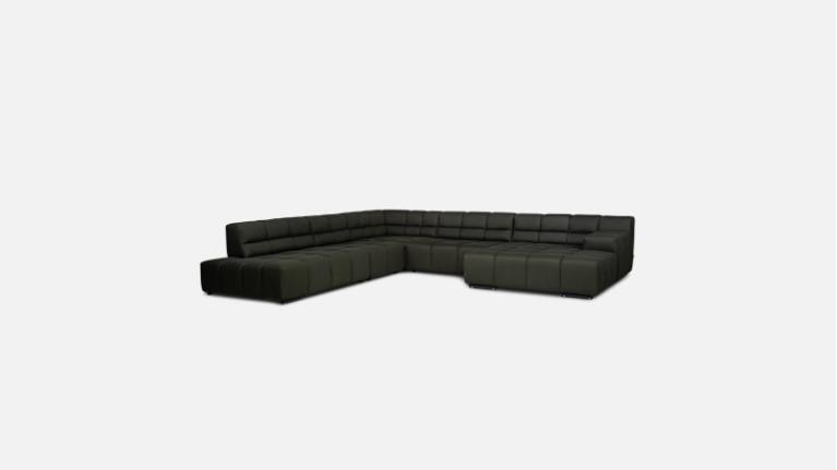 maxi modular corner sofa TEMPLE | Extra-wide version