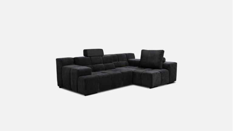 Sofa corner chaise longue maxi TEMPLE | with adjustable seat