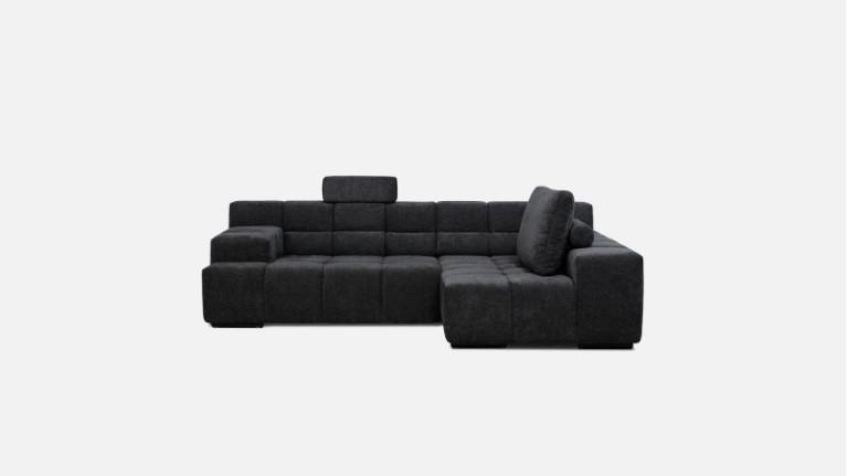 Sofa corner chaise longue maxi TEMPLE | with adjustable seat